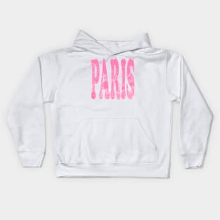 Paris in Pink. Kids Hoodie